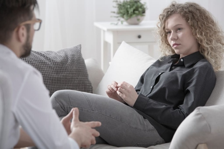 Lawyer Discussing With His Client